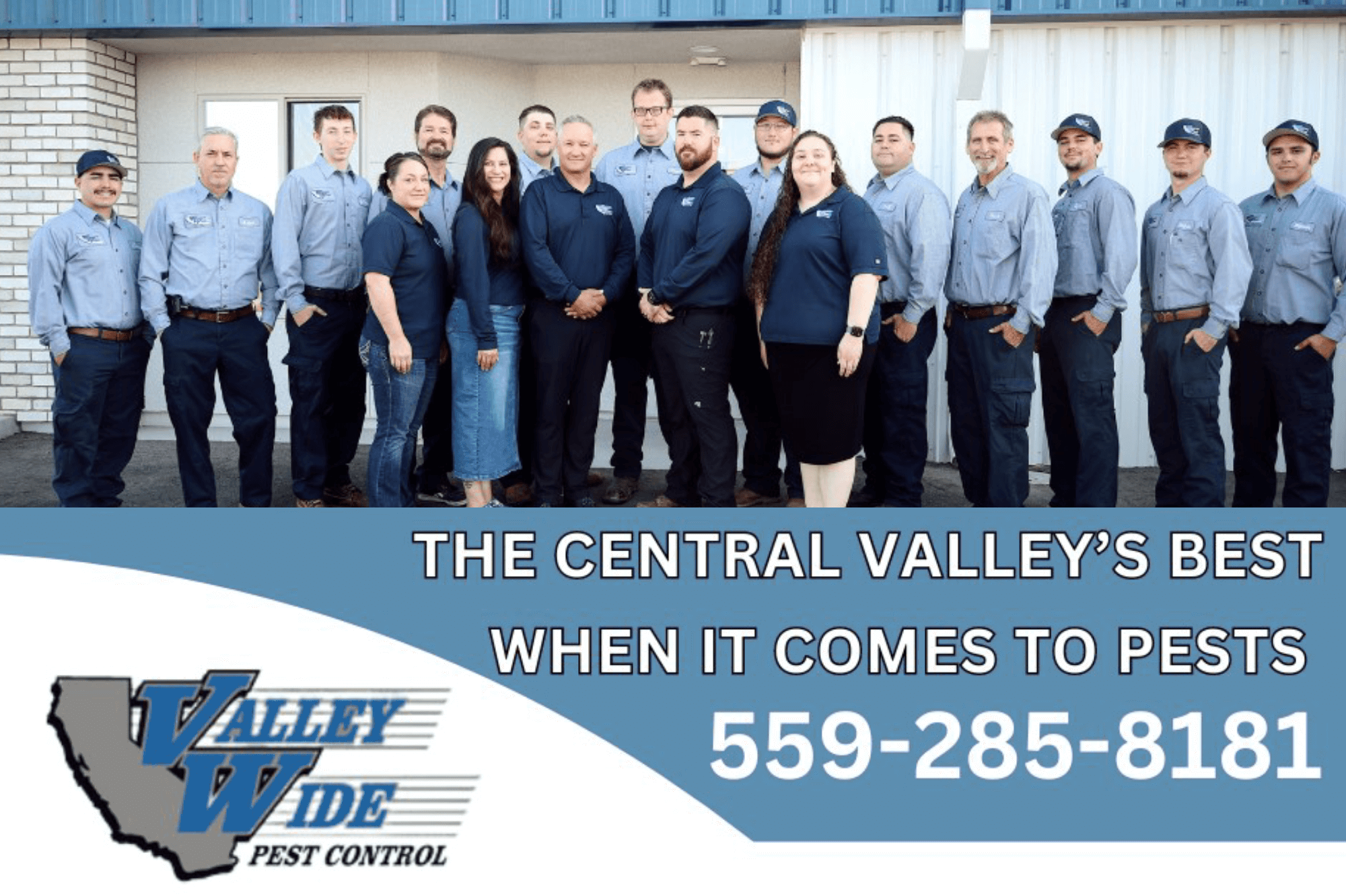 The Valley Wide Pest Control team at work